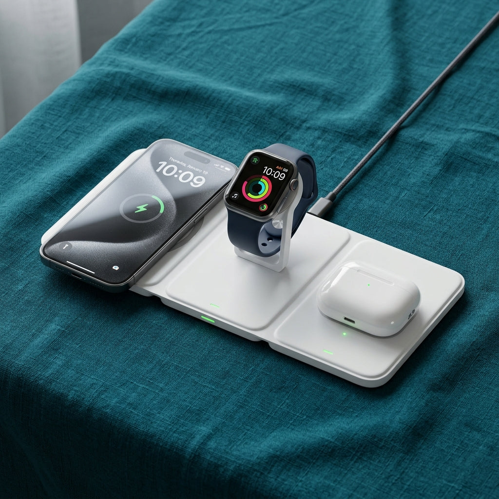 3-in-1 Fast Wireless Charger